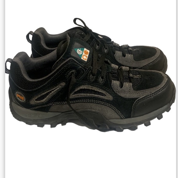 Timberland Pro Series Low Top Steel Toe Safety Shoes Lace Up Men size 8.5W - Picture 1 of 17